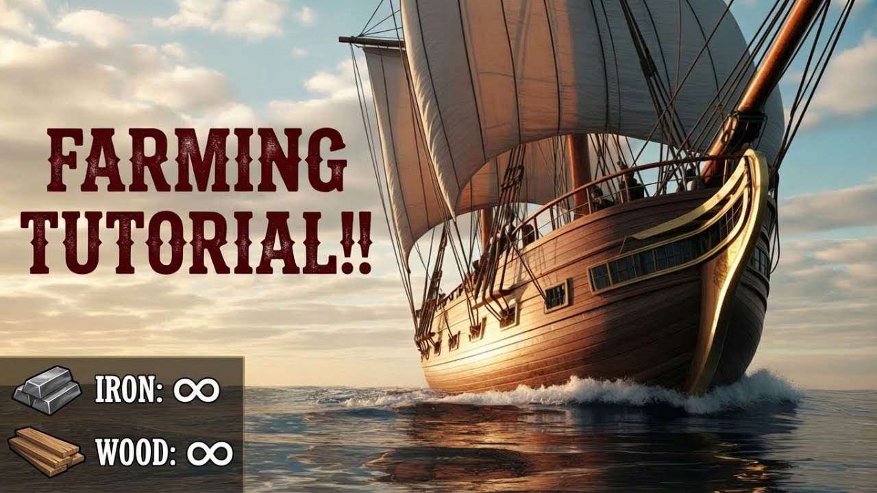 Best FARMING Method in World of Sea Battle!!