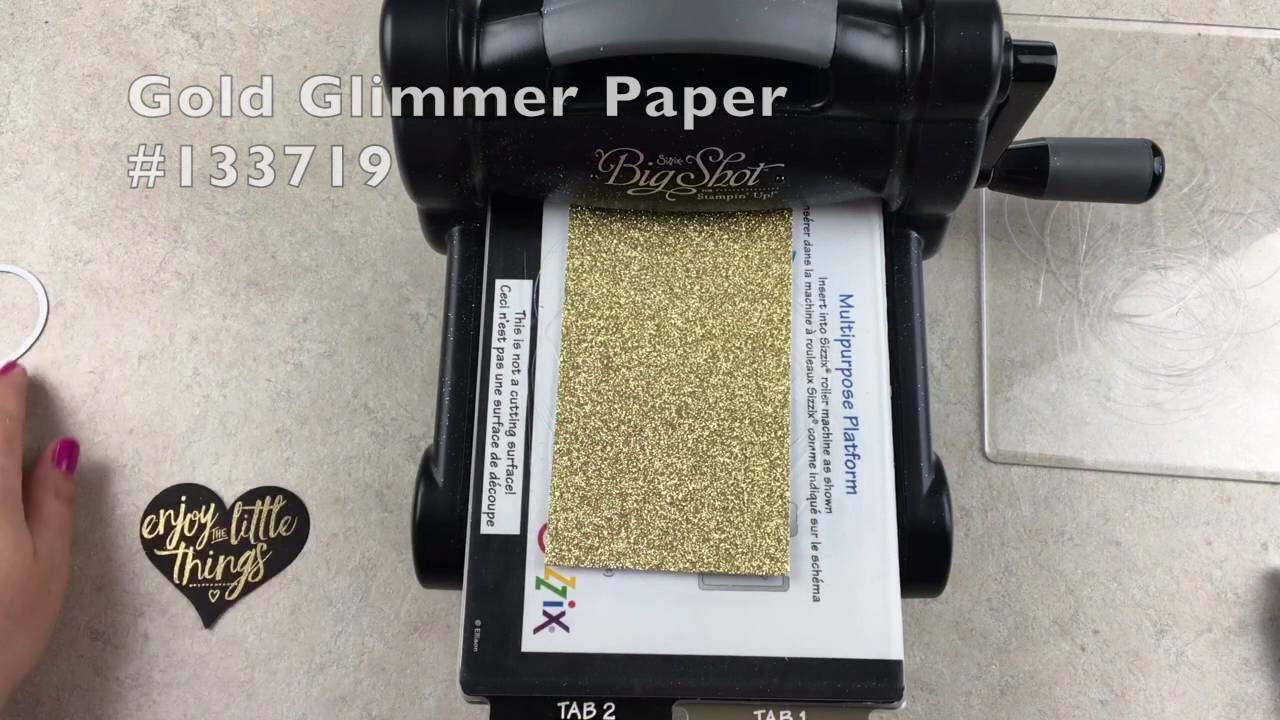 How to Emboss with Stampin' Up!'s Layering Love Black & Gold-Episode 488