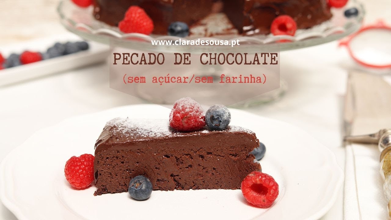 Pecado de Chocolate (sem açúcar/sem farinha)