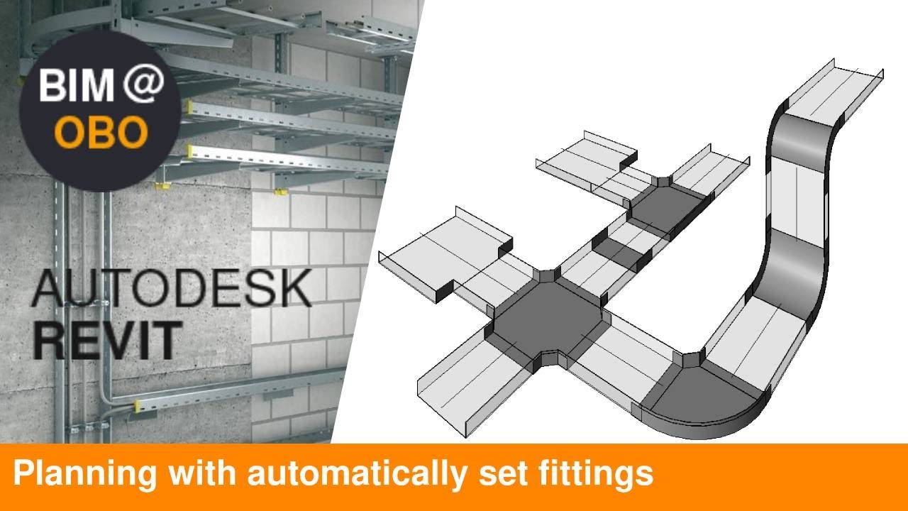 BIM@OBO - BIM Planung mit automatisch gesetzten Formteilen f&uuml;r Kabelrinnen