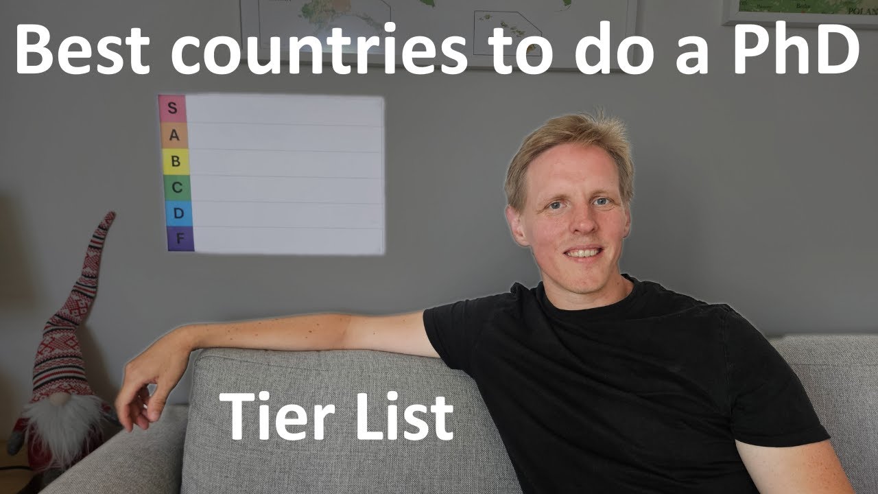 Which countries have the best PhD conditions? (Tier List)