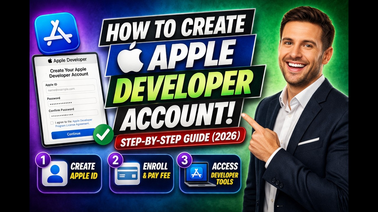 📱 How to Create an Apple Developer Account | Step-by-Step Guide (2026)