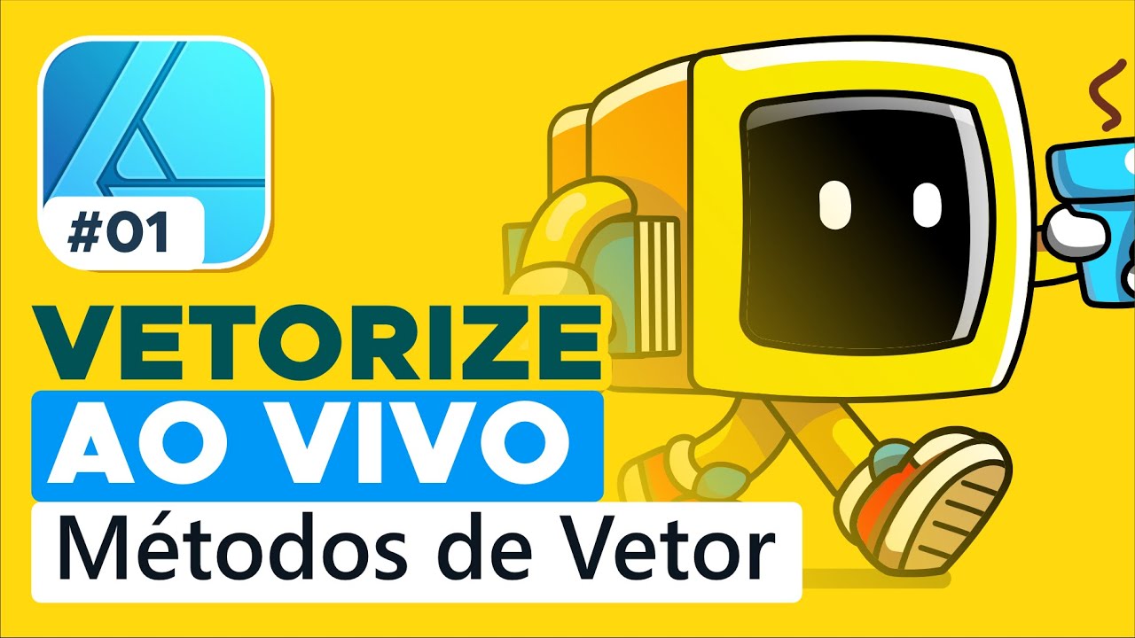 🔴VETORIZE ao VIVO! Criando uma Arte Vetorial do Zero! #01