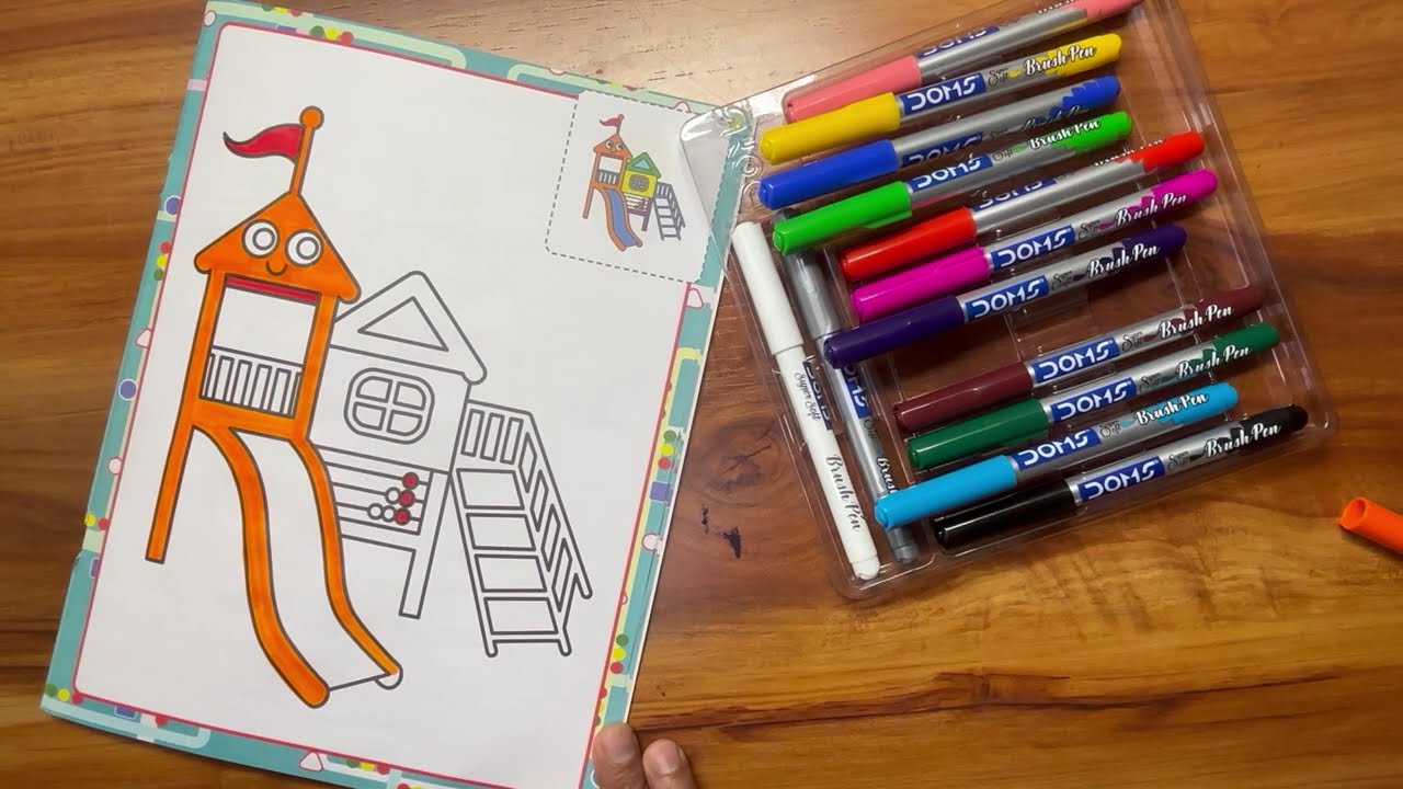 How to color Slide House