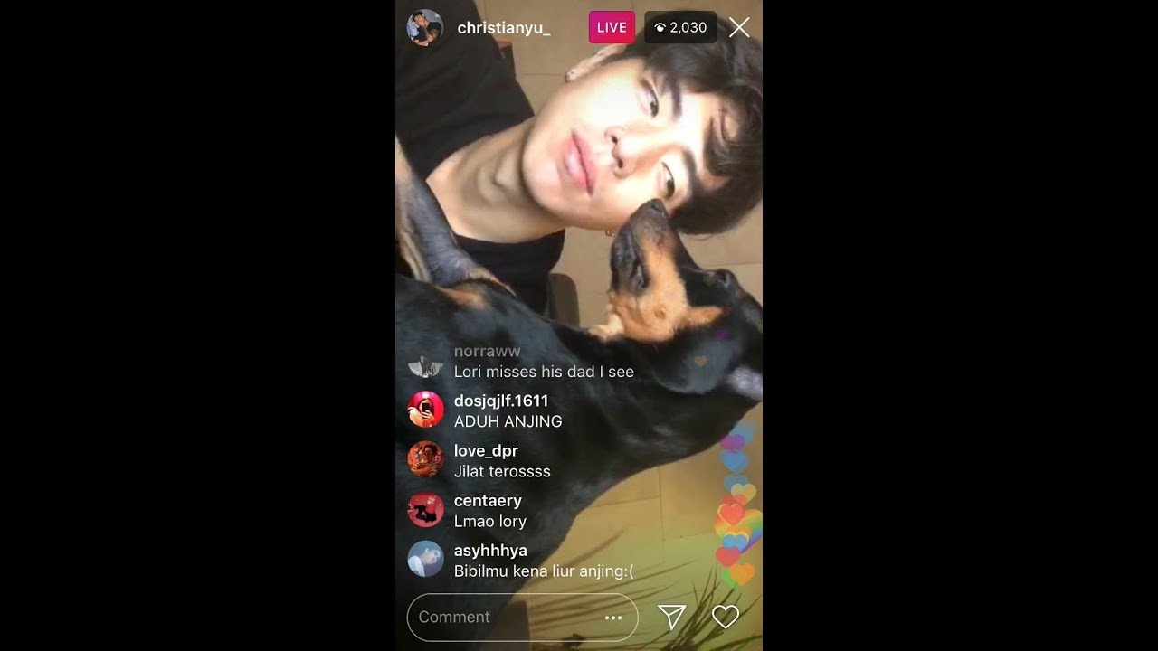 Christian Yu Instagram Live with Lori, 13th August 2018 유바롬 | English and Korean
