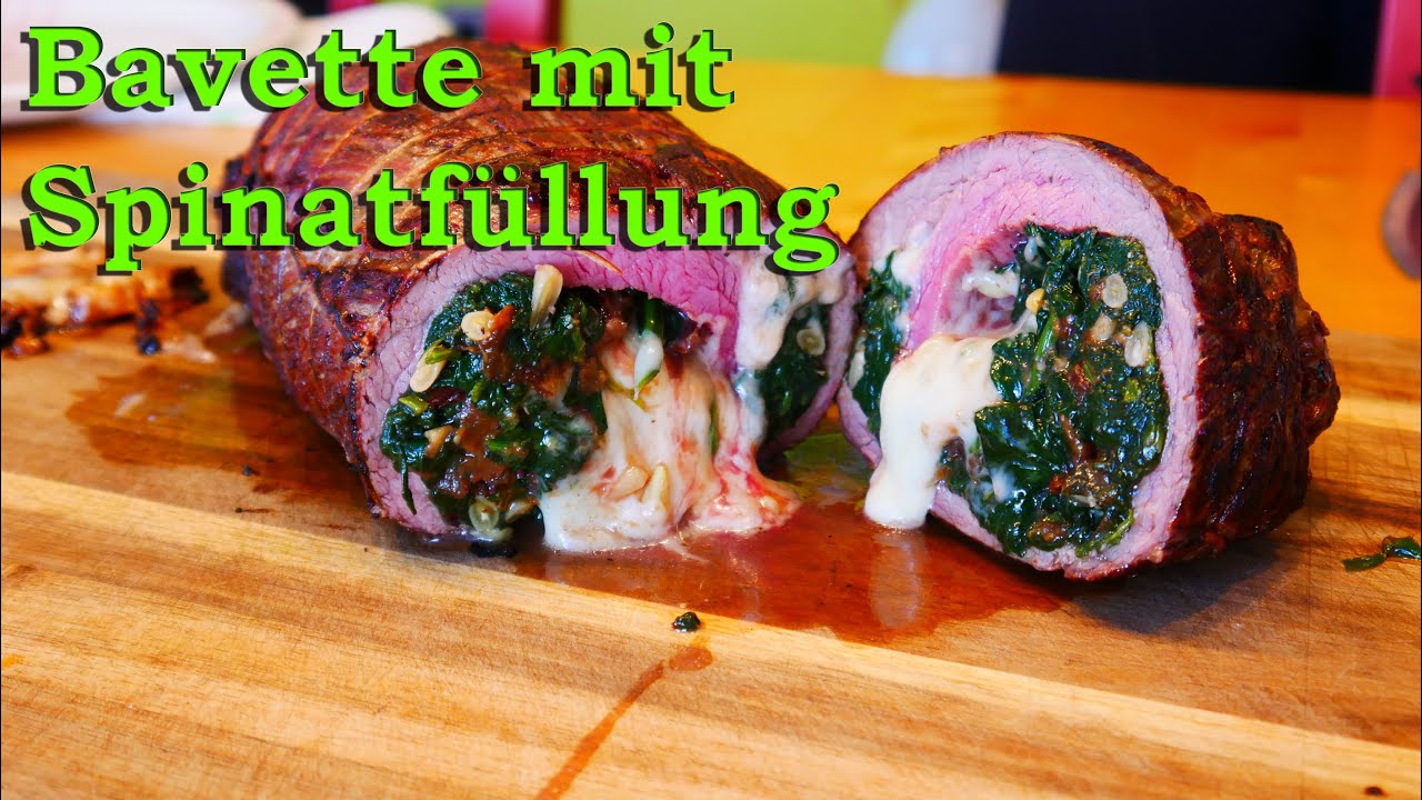 Bavette mit Spinatfüllung Y-BBQ