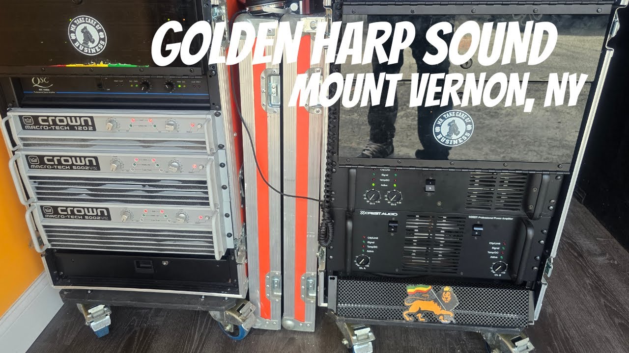 GOLDEN HARP SOUND SYSTEM USING CROWN 5000VZ, QSC IN MOUNT VERNON