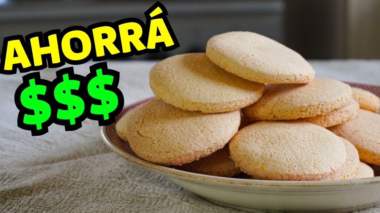 ✳️ GALLETAS de POLENTA y MAICENA 【100% sin gluten sin TACC】