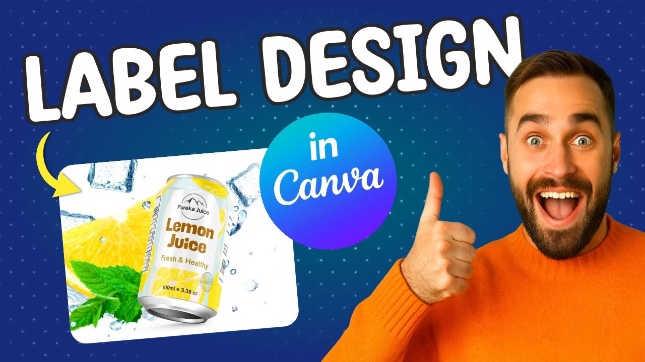 Product Label Design tutorial in Canva 10 Minutes 🎨 Canva mai label design or mockup kaise banaye