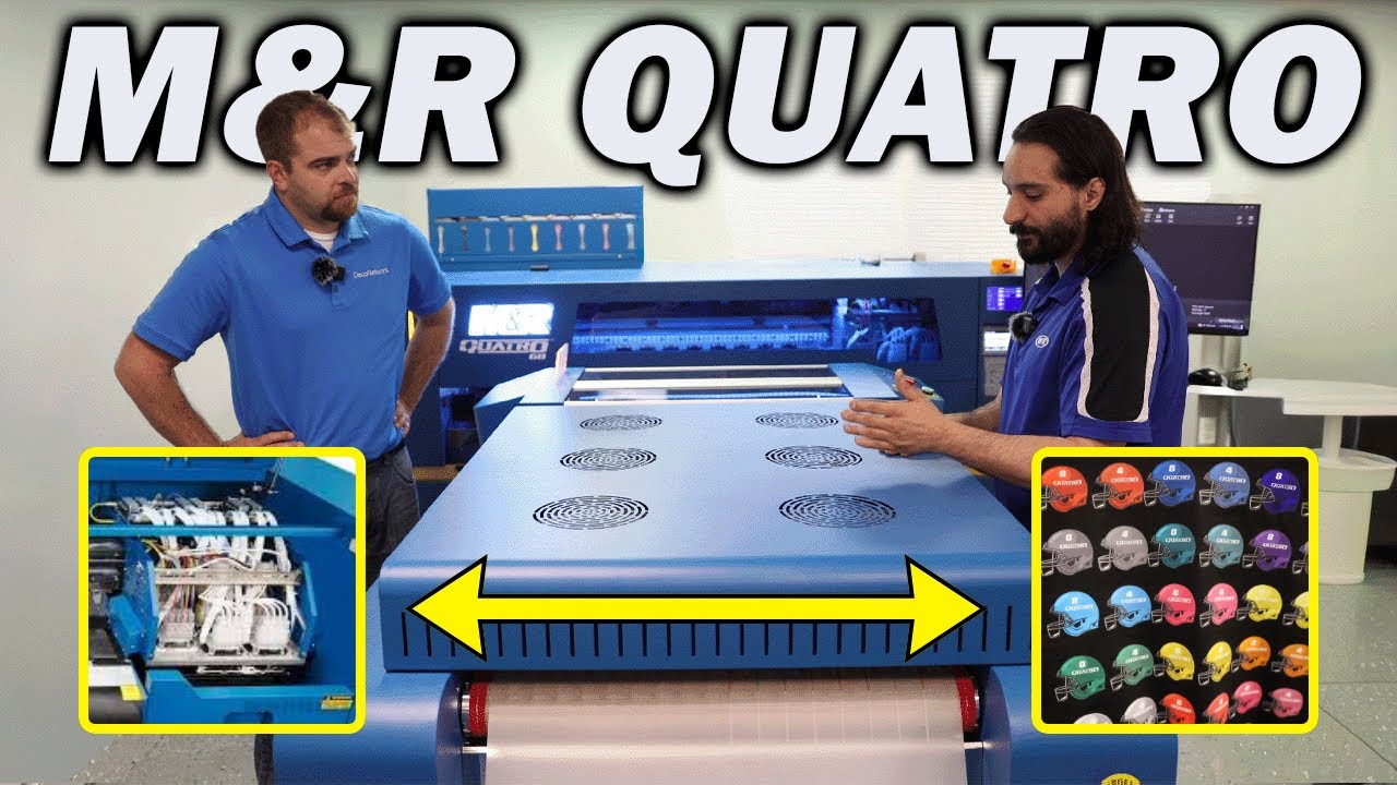 An Up-Close Look at the M&R Quatro DTF Printer