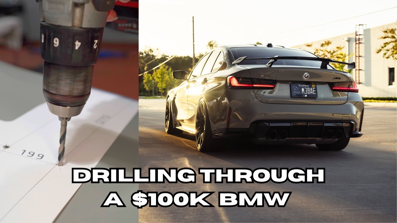 Installing the OEM M Performance Carbon Wing on a BMW G80 M3 (DRILLING REQUIRED)
