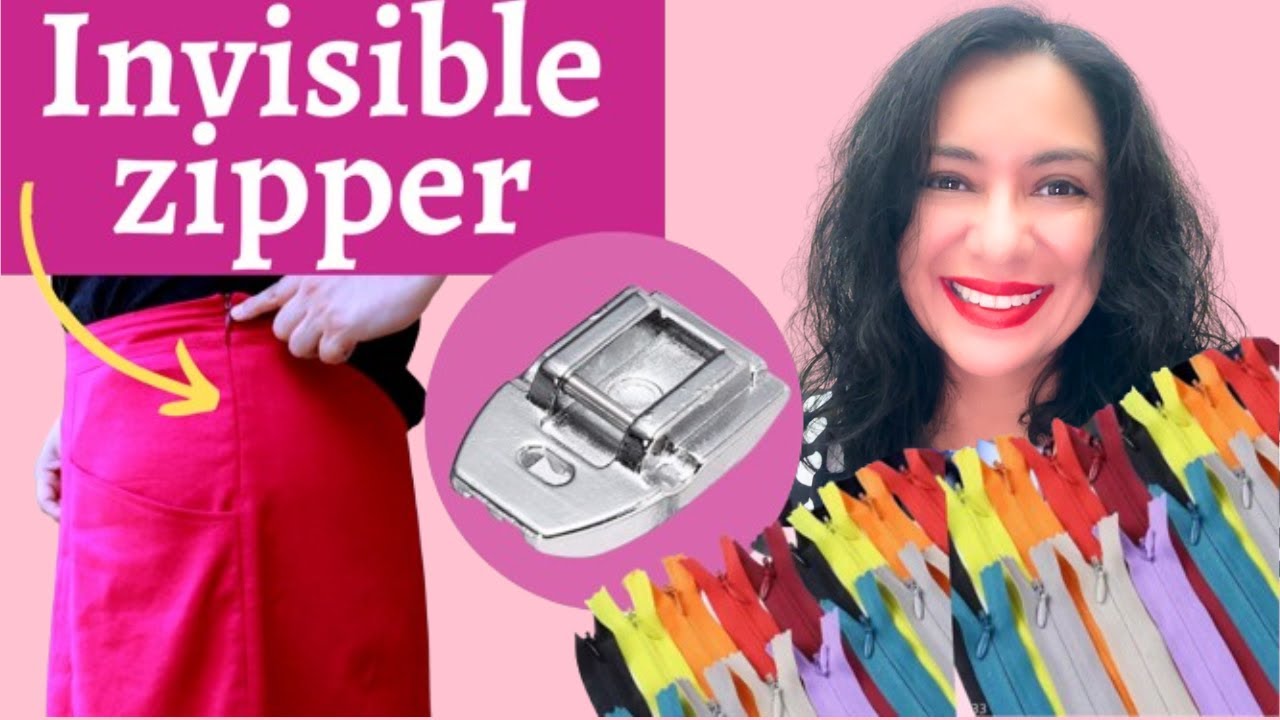 Super INVISIBLE ZIPPER: easy & neat method. Fun sewing tutorial :) Ft Encore skirt (Love Notions)