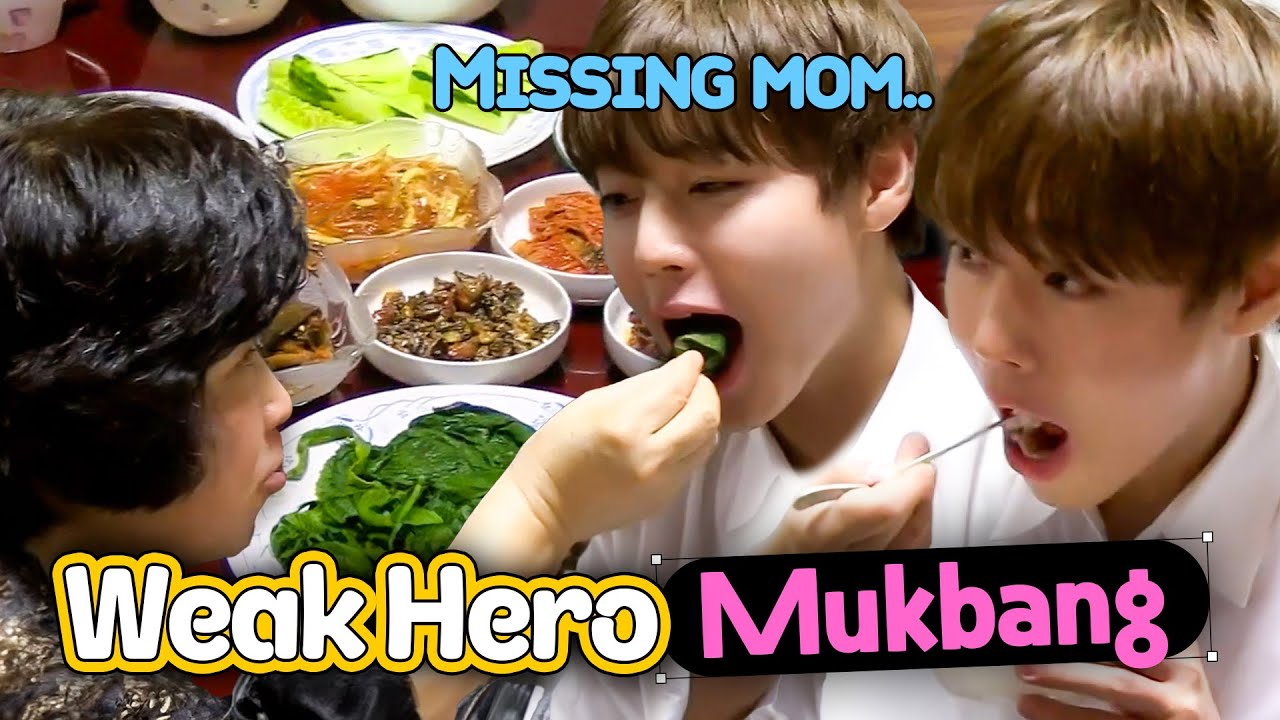 'Weak Hero' Park Jihoon's K home-cooked food Mukbang🤤 | Let's Eat Dinner Together