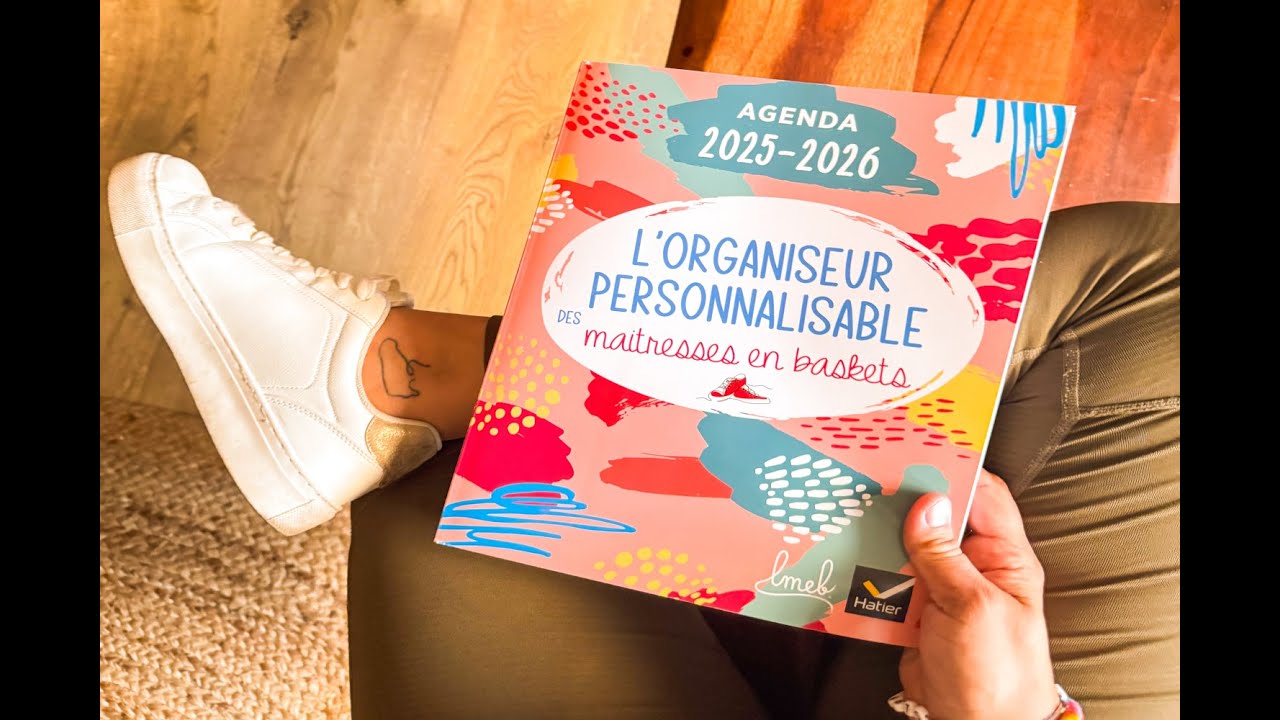 L'ORGANISEUR PERSONNALISABLE DES MAITRESSES EN BASKETS - EDITIONS 2025-2026