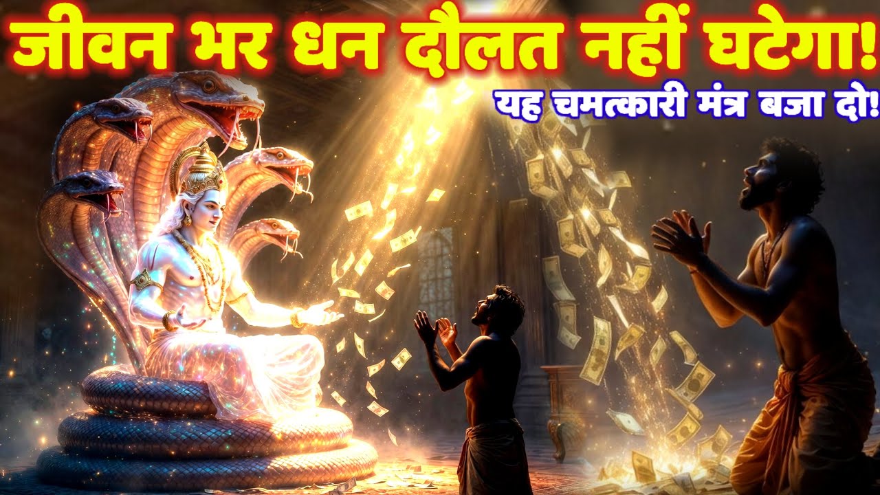 यह मंत्र बजाकर विष्णु जी को अपने घर में बुला लो! जीवन भर धन दौलत नहीं घटेगा! Vishnu Mantra