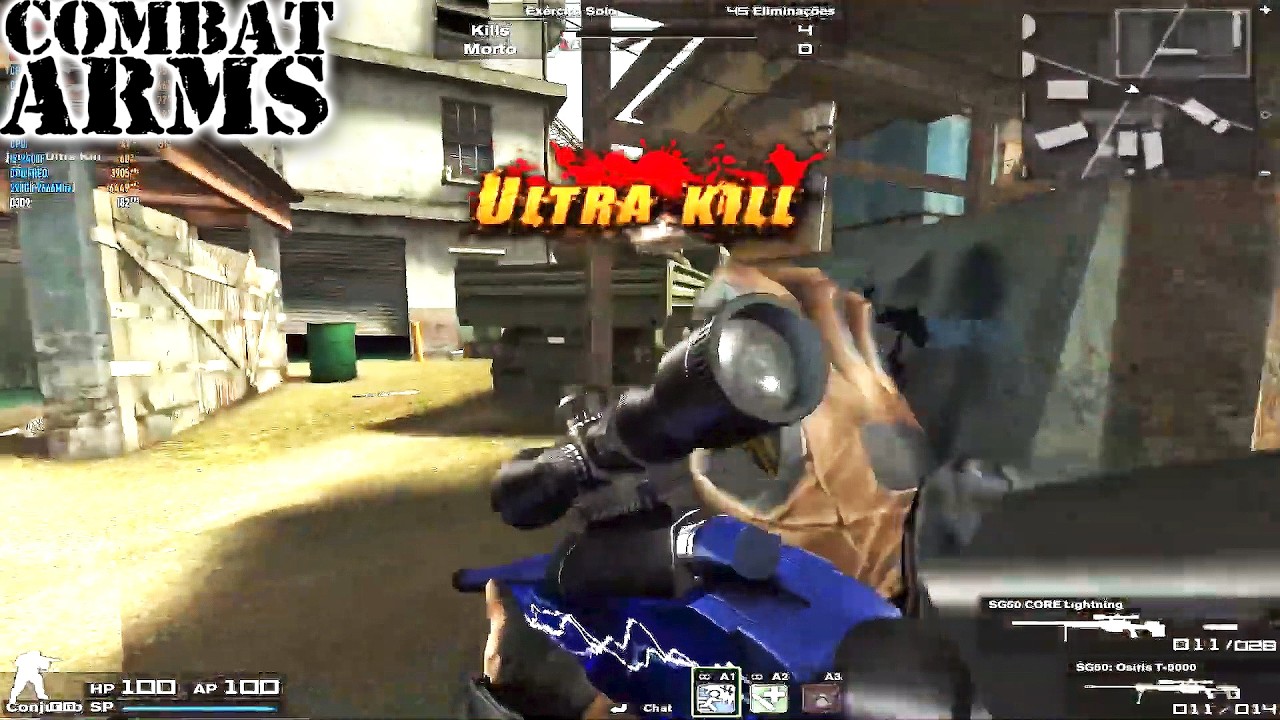 COMBAT ARMS - ESSA PARTIDA FOI INESPERADA EXERCITO SOLO E QUASE GANHEI