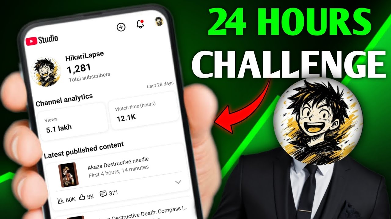 24 HOURS Challenge (Shoking Result) How To Grow Shorts Channel From O Subscribers