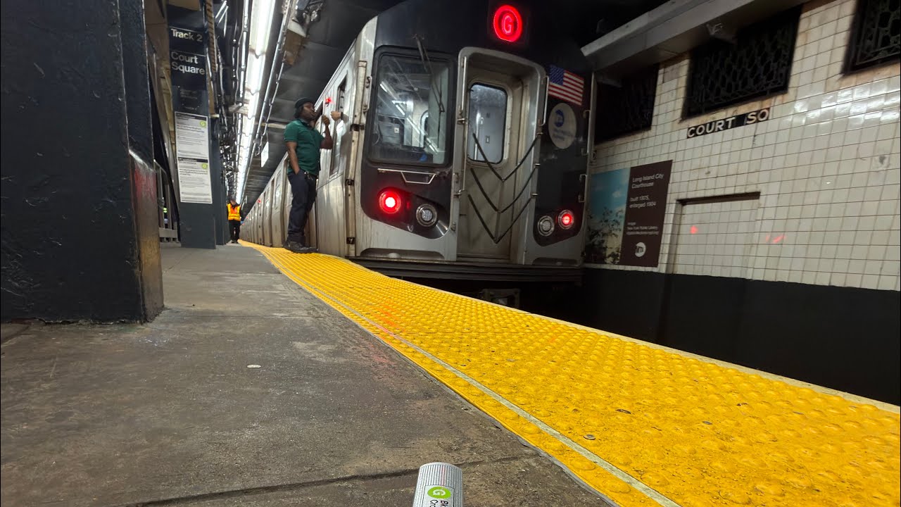 IND Subway: Rare!!! R160 (G) Train Ride from Church Avenue - Court Square