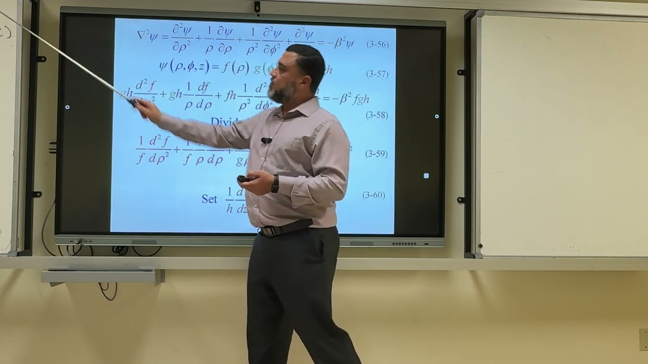 Ch 3: Solution of the EM Wave Equation in Cylindrical Coordinates (P2)