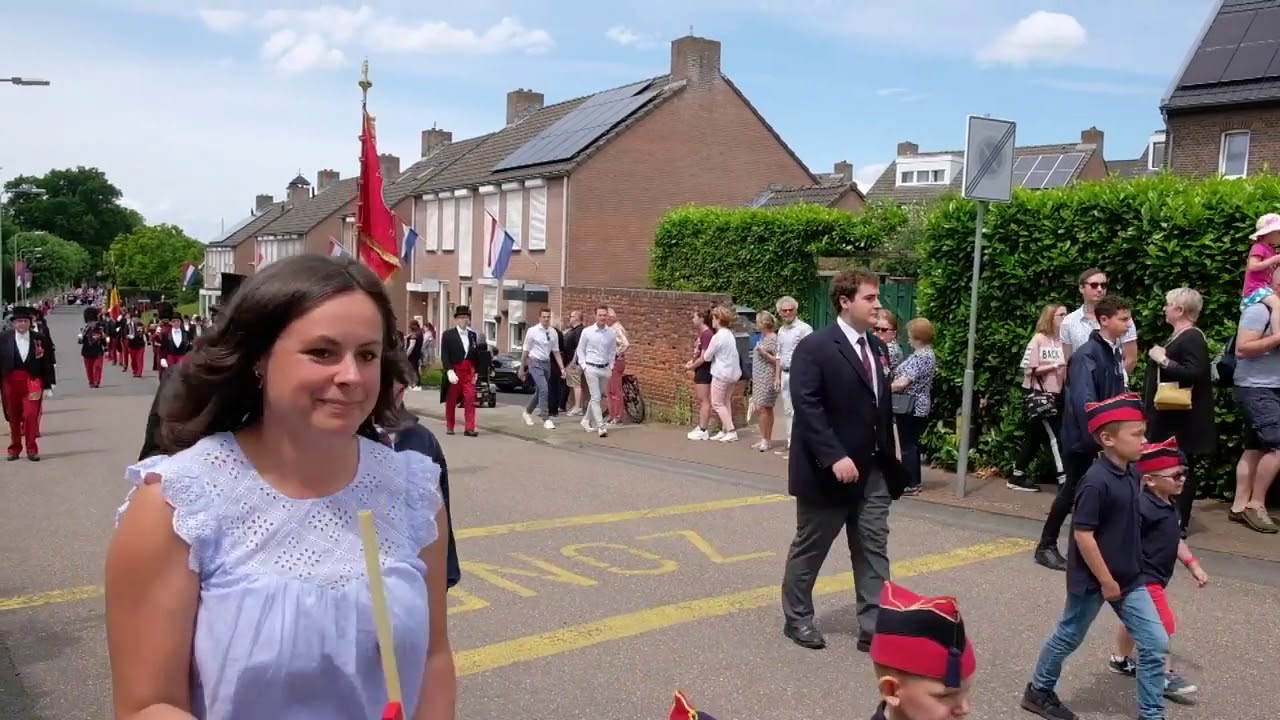Schutterij Gronsveld 400 jaar parade