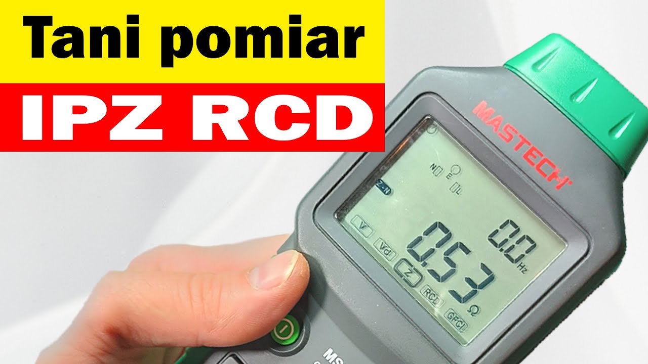 Tani pomiar IPZ i RCD - UWAGA łatwo się pomylić
