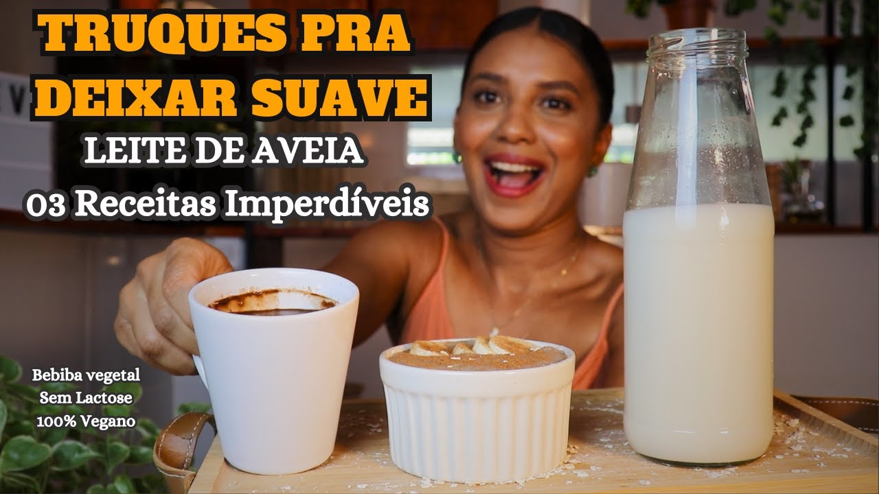 REVELEI TRUQUES pra Fazer o MELHOR LEITE DE AVEIA/ Rápido e Barato/ DICAS INCRÍVEIS