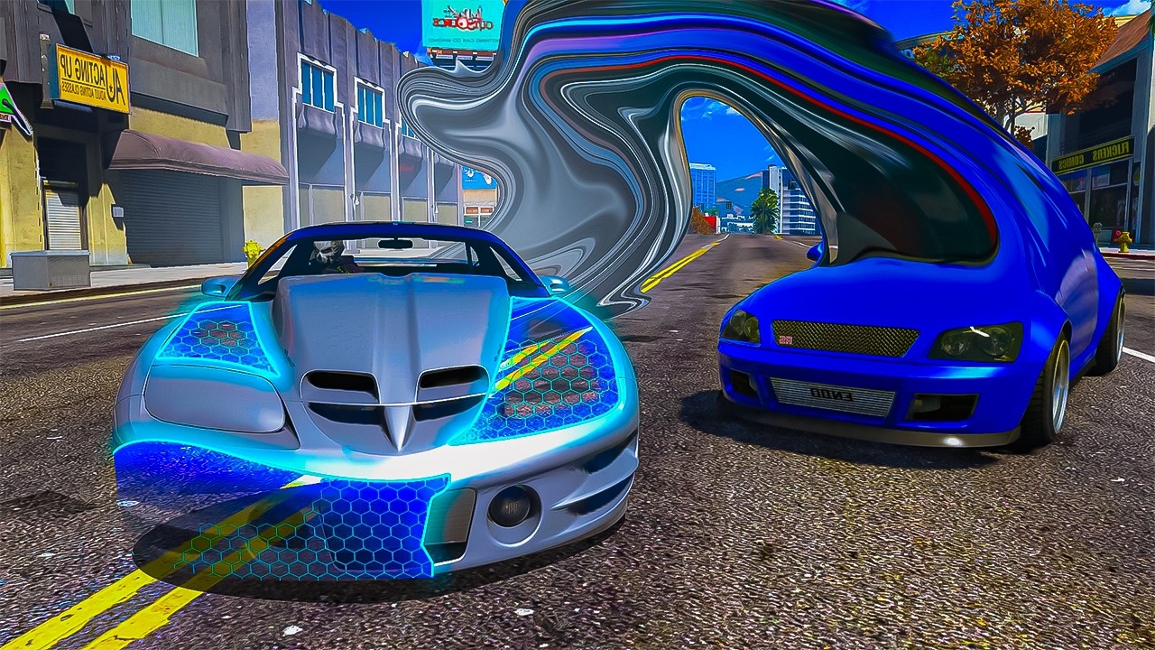 Robbing Banks With Invisible Shapeshifting Car In GTA 5 RP