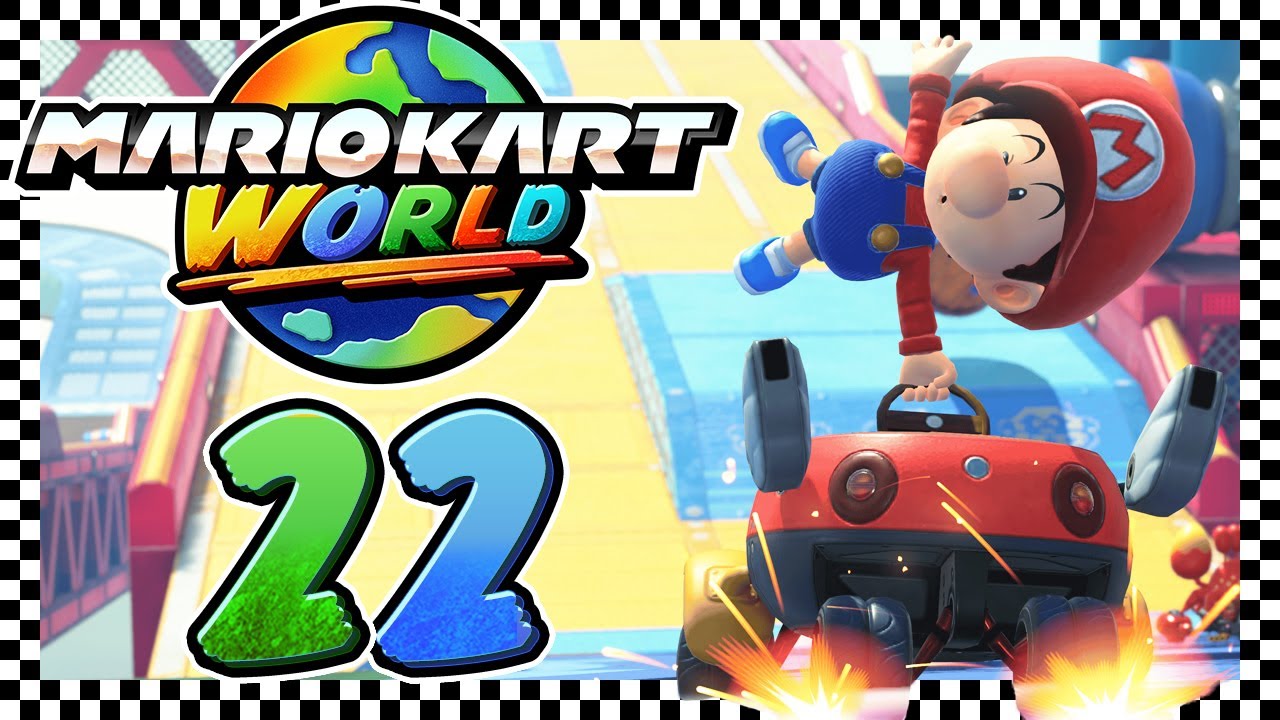 MARIO KART WORLD # 22 🏁 Mario Bros.-Piste Erkundung! P-Schalter, ?-Platten und Peach-Medaillen!