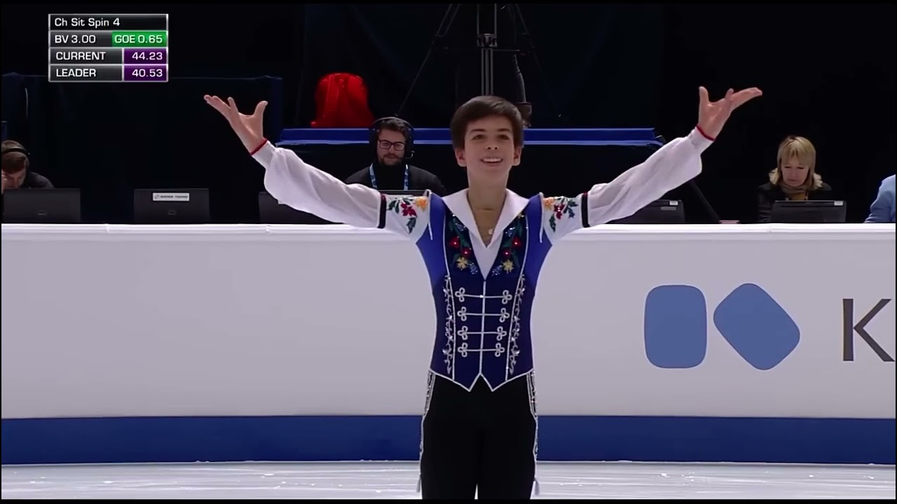 Petr Gumennik- 2019 Junior World Figure Skating Championships- short program 