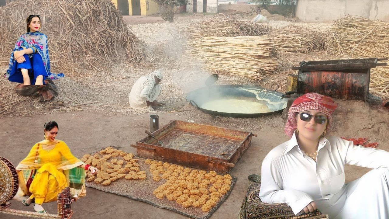 GURR || GURR MAKING || GURR MAKING PROCESS || GURR DESI / ORGANIC JAGGERY MAKING || DESI SUGAR /GURR