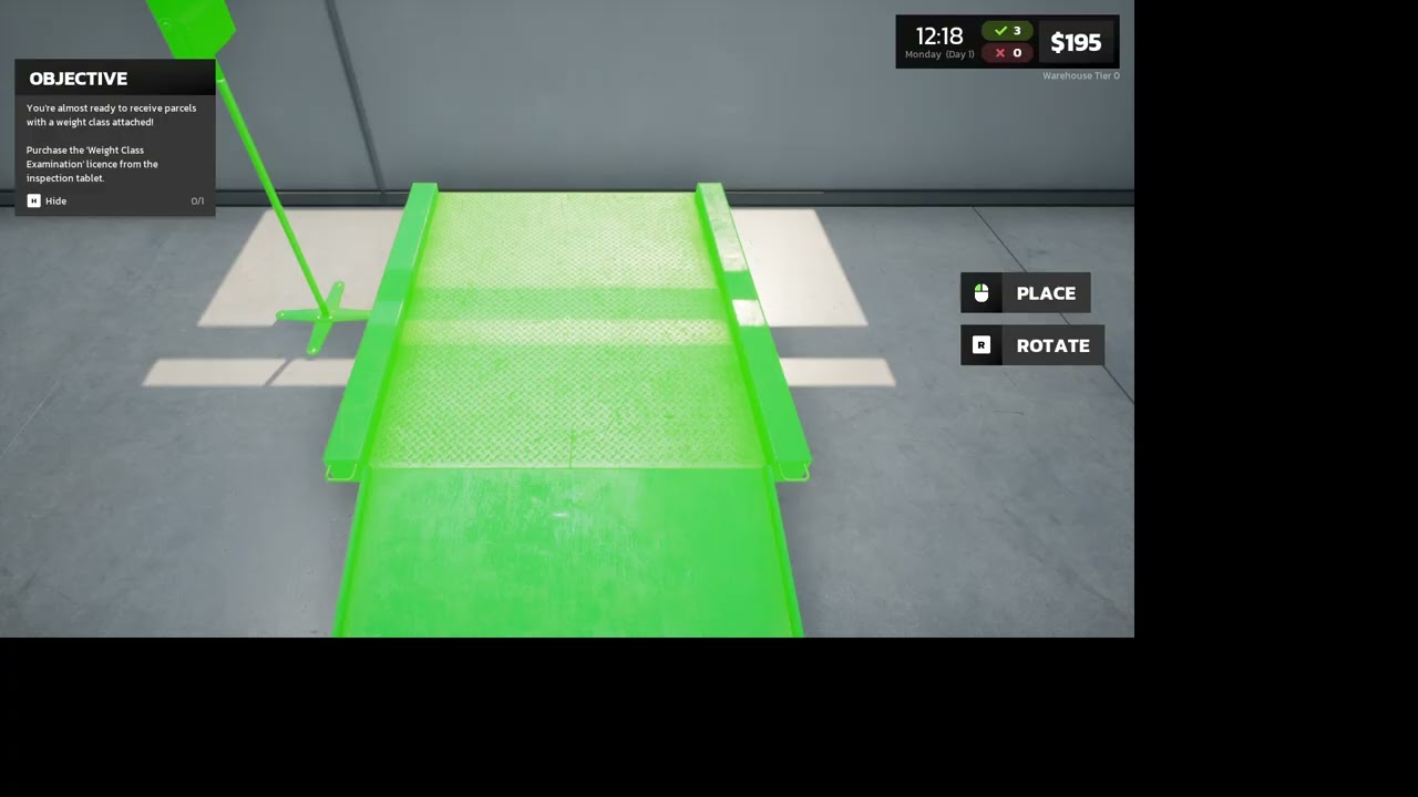 On découvre Parcel Simulator et on passe le Jour 1
