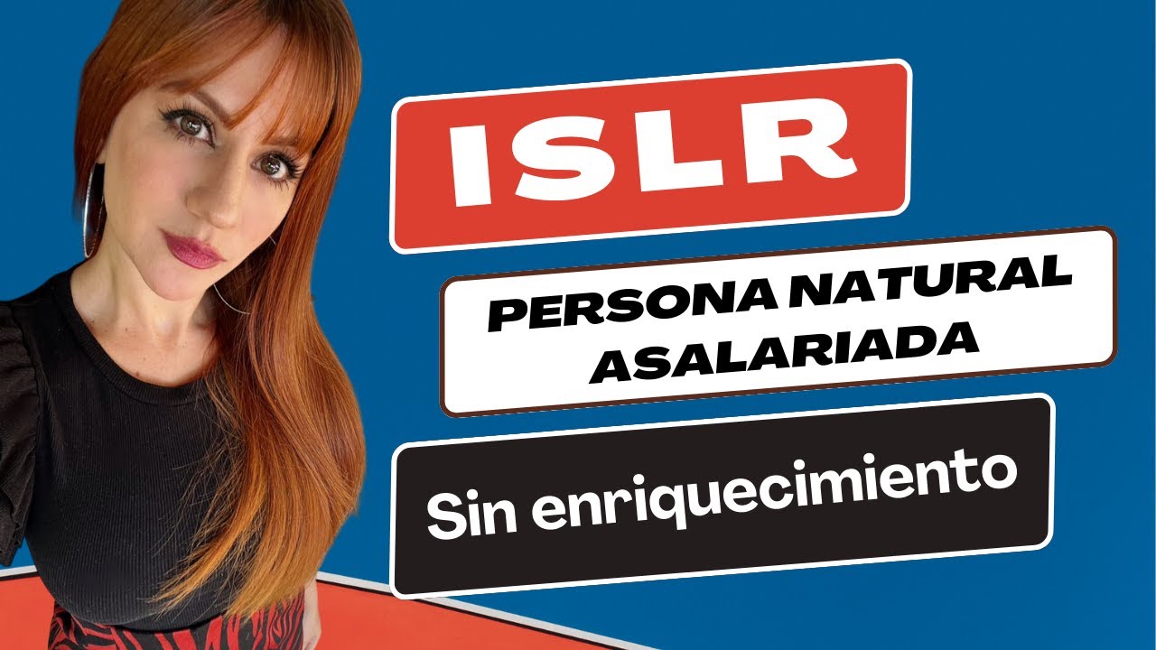 Declaración ISLR 2023 // Persona natural asalariada 0bs