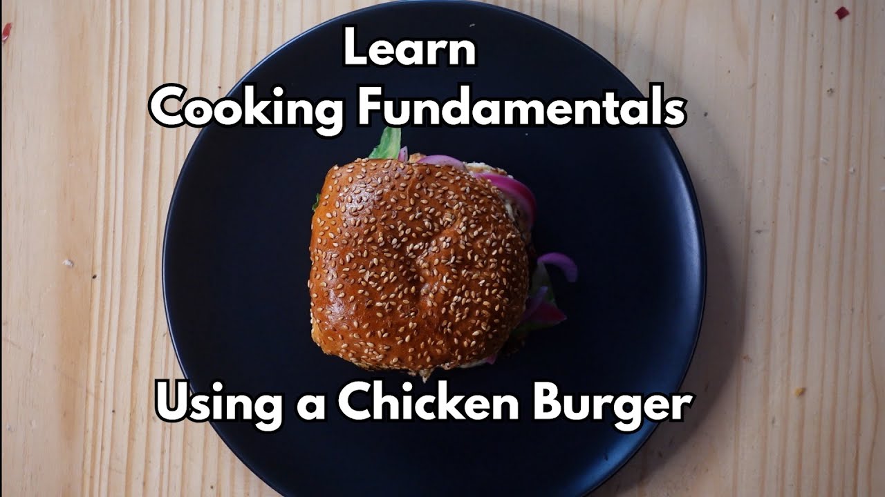 Honey mustard chicken burger || Kitchen basics