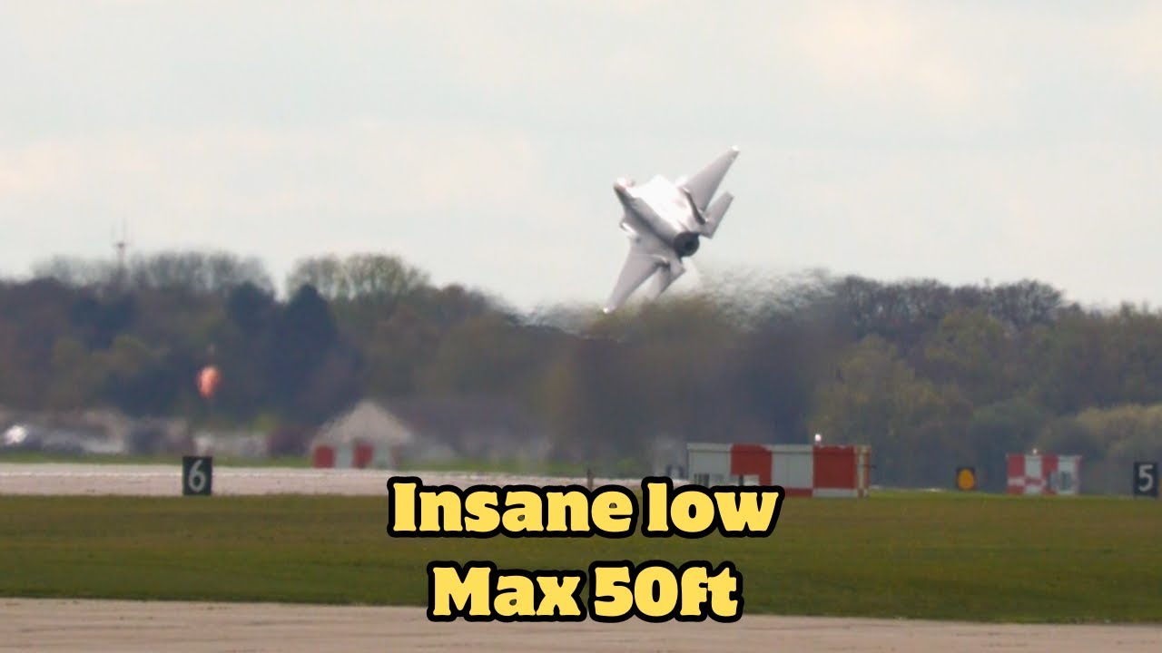 The Unbelievable Low Approach Of The F35 Lightning!