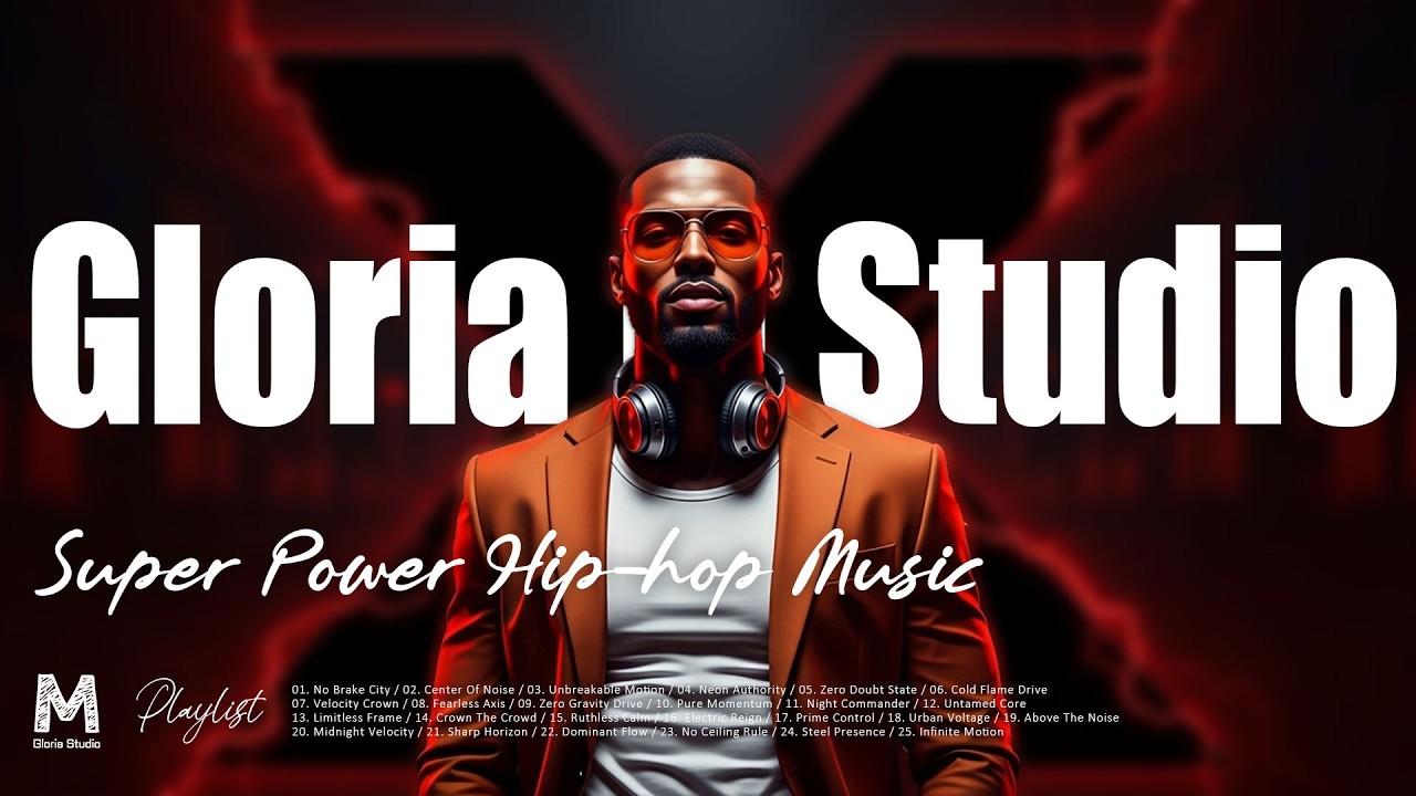 [Super Power Hip-hop Music Playlist] The world I'm making. | Gloria M Studio
