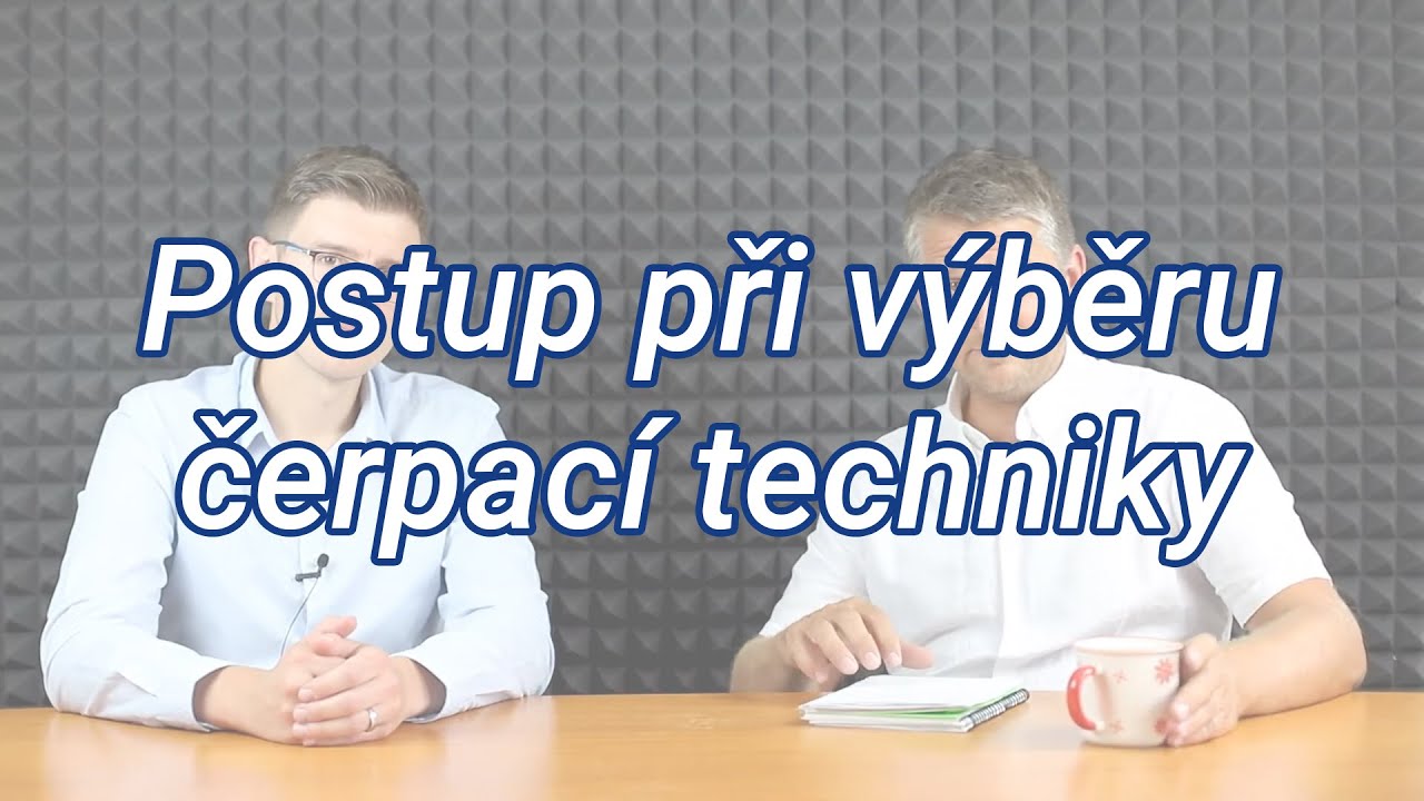 Postup při v&yacute;běru čerpac&iacute; techniky | Profivoda