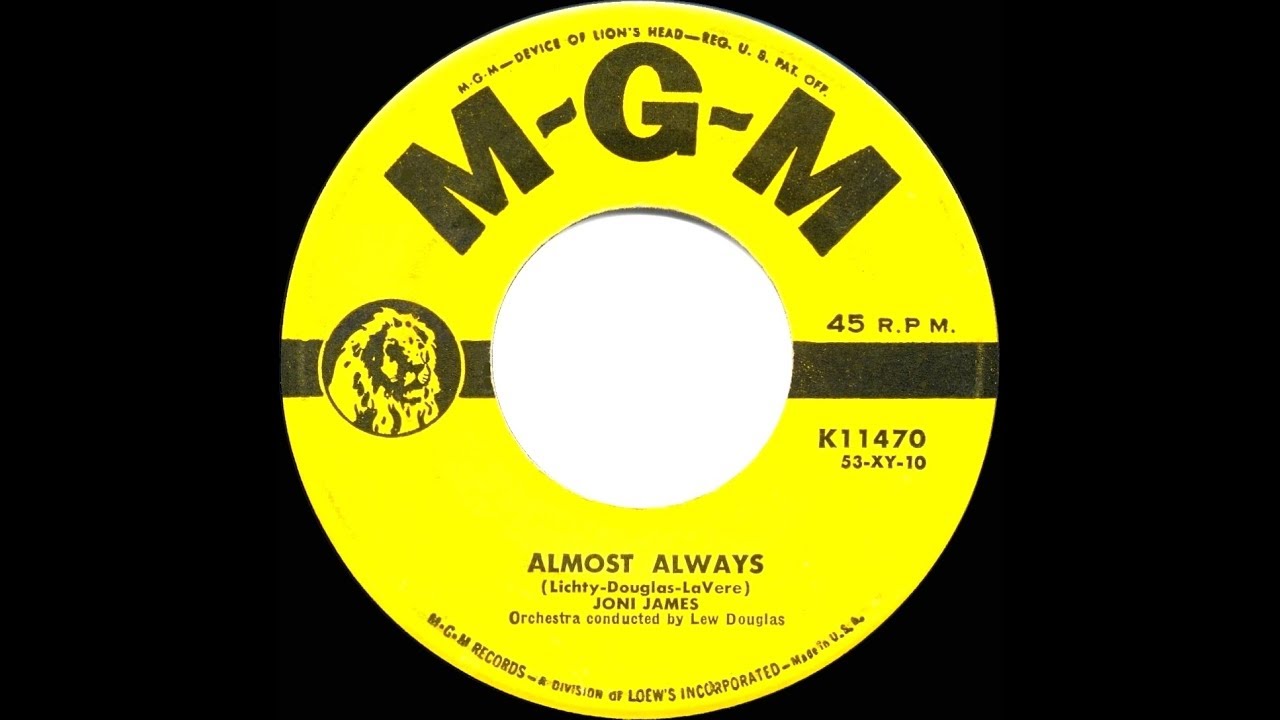 1953 HITS ARCHIVE: Almost Always - Joni James