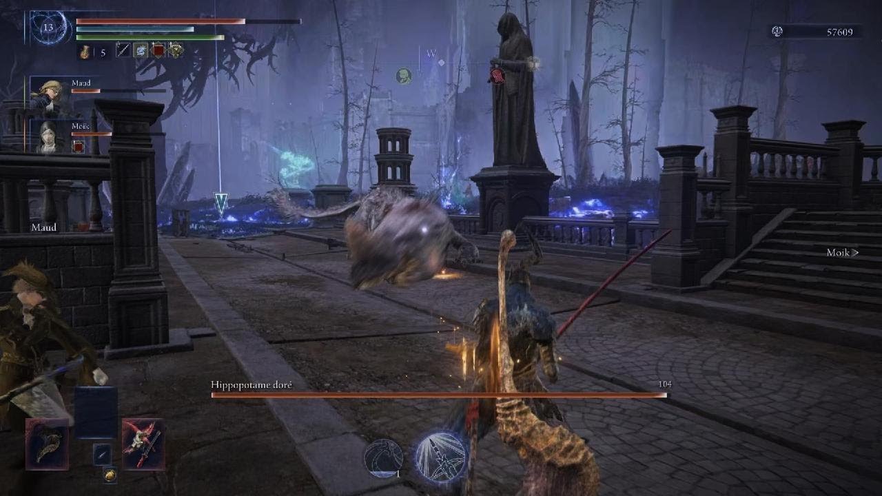 ELDEN RING NIGHTREIGN : Fulghor [Deep of Night Level 5] [Lame Rocheuse du Roi des Dragon]