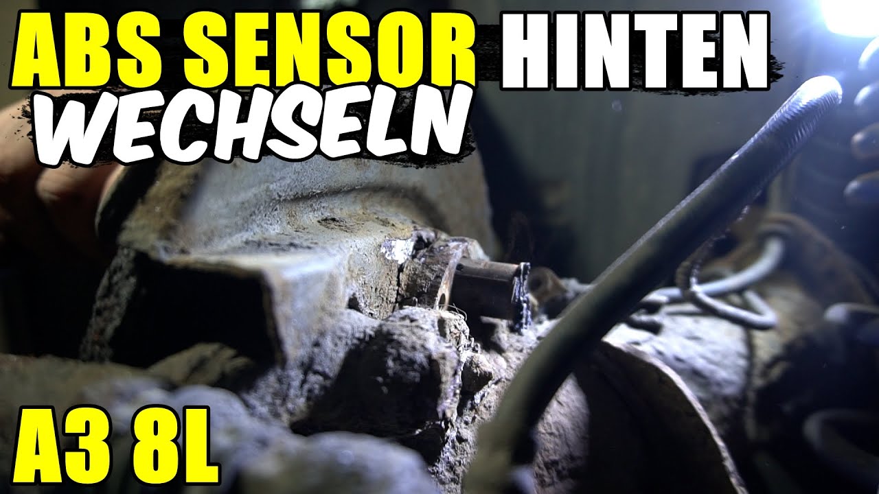 AUDI A3 8L ABS SENSOR HINTEN WECHSELN / TAUSCHEN TUTORIAL / ANLEITUNG
