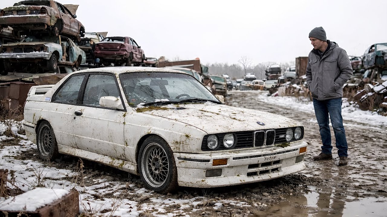 🔥 ASMR Car Restoration Full Rebuild of 1988 BMW M3 E30 | Satisfying No Talking Restoration