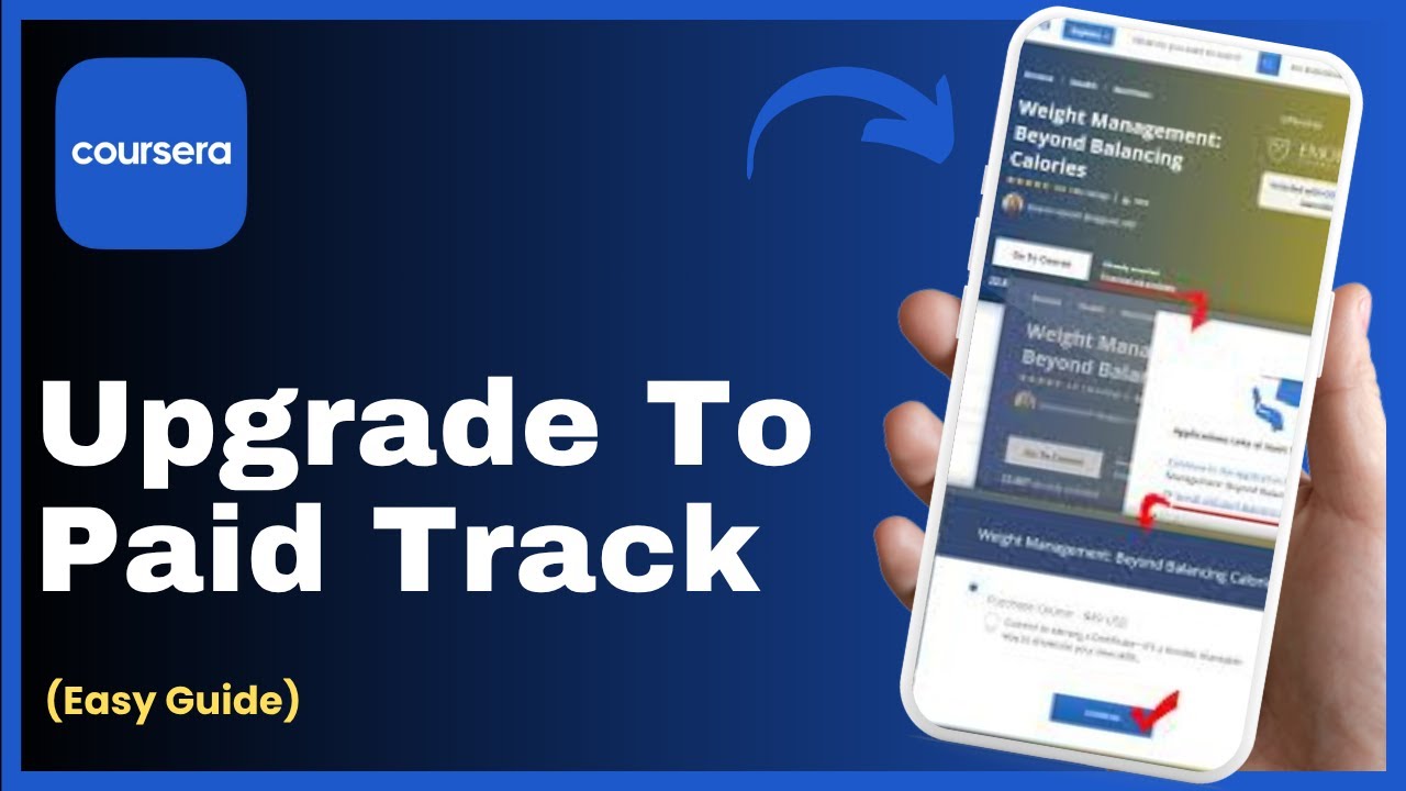 How To Upgrade To Paid Track In Coursera !