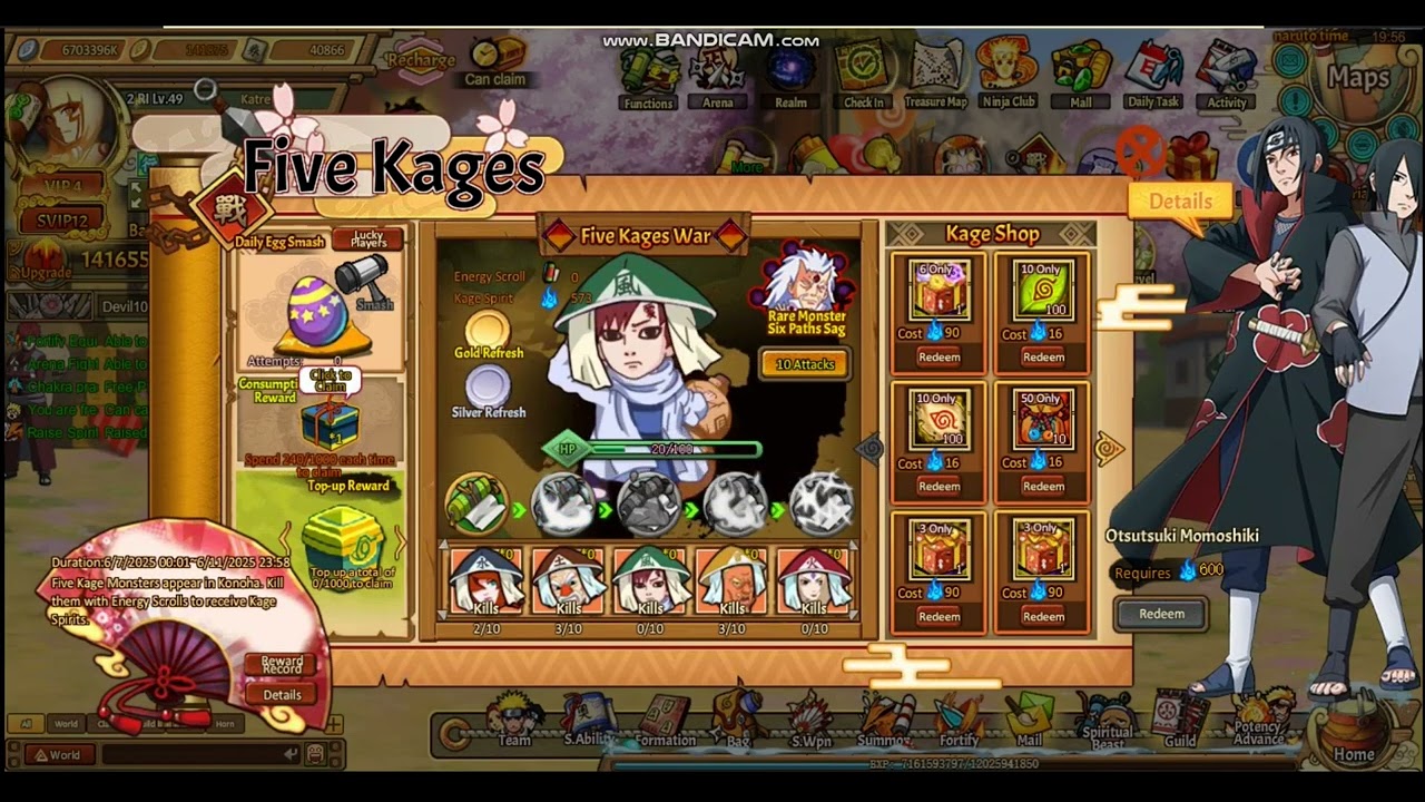 Unlimited Ninja/Ninja World Buying ''Sasuke İtachi''