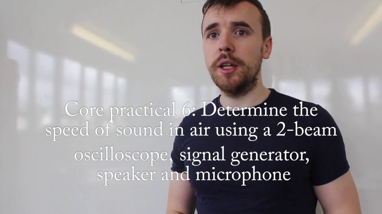 Experiment to Determine the Speed of Sound in Air