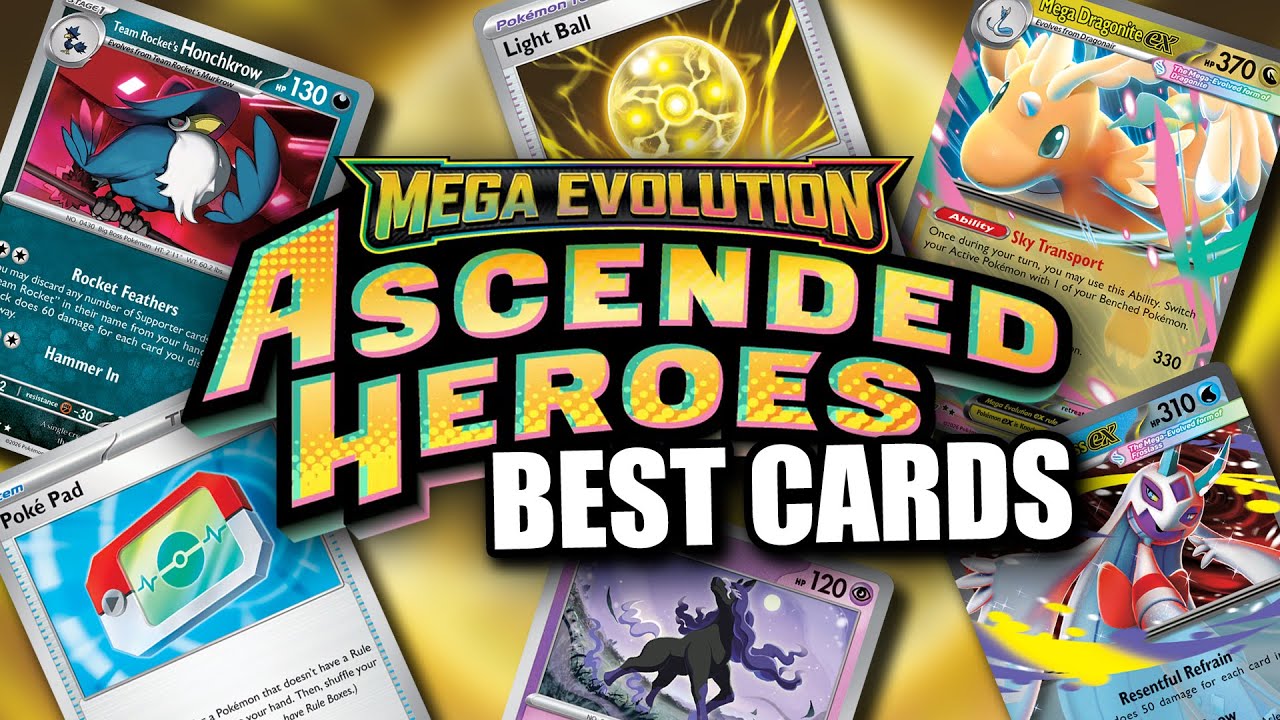 Top 10 Pokemon Cards from Ascended Heroes… These Cards Are ACTUALLY Broken