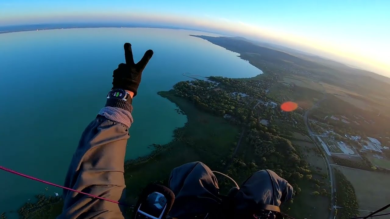 Hátimotoros siklóernyőzés (PPG)  Balaton-felvidék