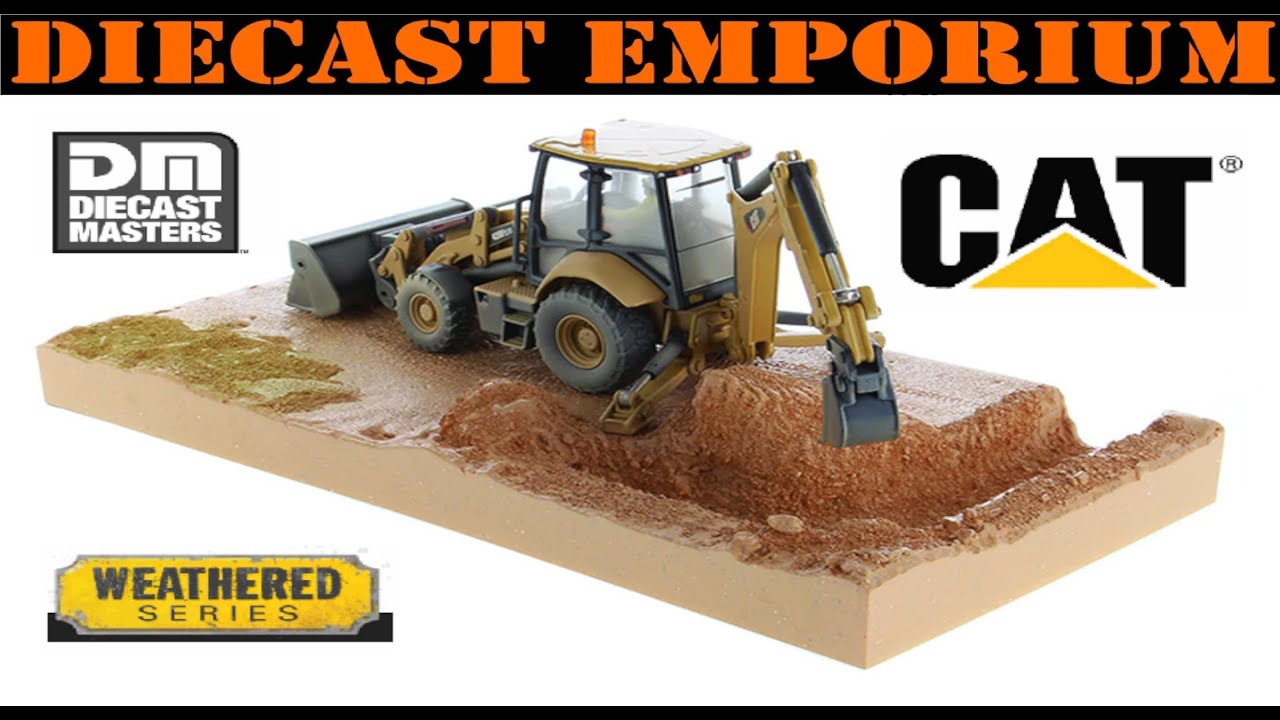 1:50 Scale Diecast Masters Weathered Series Caterpillar 420F2 IT Backhoe - Unboxing & Review
