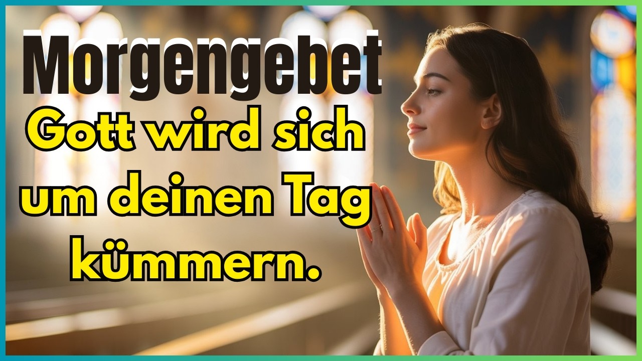 @Morgen Gebet: Gott wird sich um Ihren Tag kümmern!