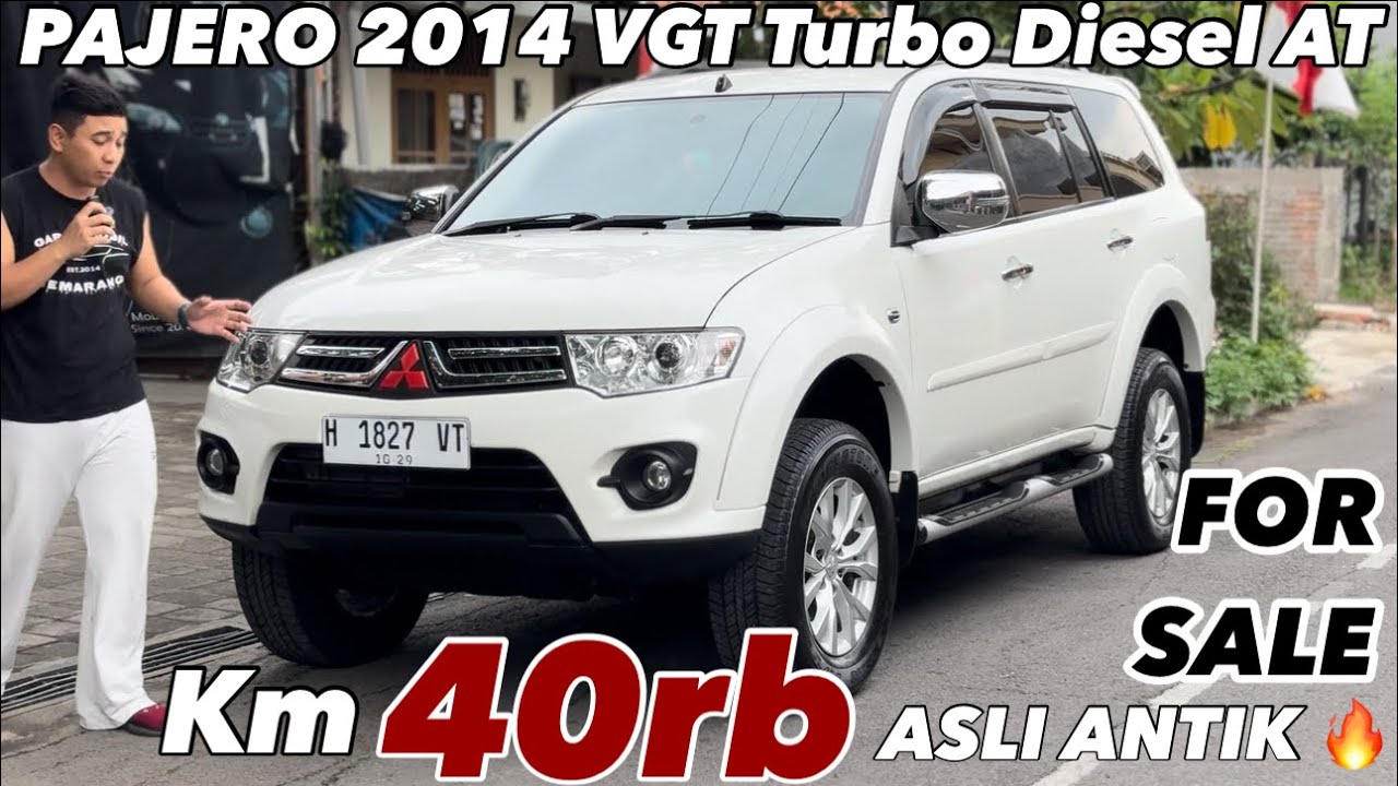 DIESEL Lowkm LANGKA🔥PAJERO VGT KM40rb 2014 AT EXCEED #mitsubishi #fortuner #innovadiesel #mobilbekas