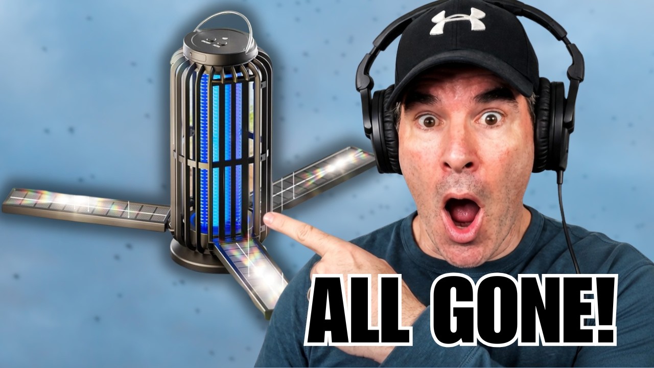 I Tested This Solar Bug Zapper & Was Blown AWAY?!