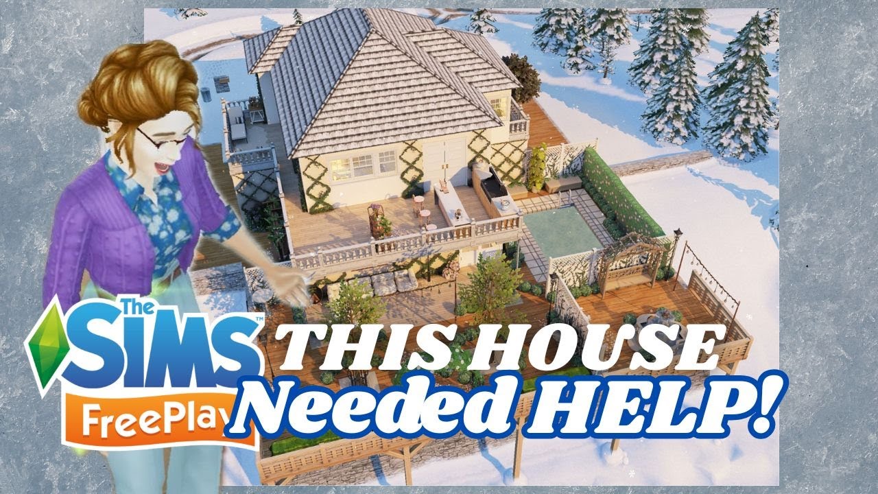 Sims FreePlay LP House Tour & Remodel | Evergreen Outlook Redesign You MUST See!